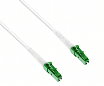 Connection cable for fiber optic router, Simplex, OS2, LC/APC 8° to LC/APC 8°,50m, DINIC box